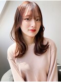 小顔/ショコラアッシュ/大人かわいい/ハイライトカラー［渋谷］