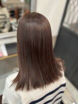 ヘアアンドメイク 心座(hair&make) 艶髪レッド　福田昌子