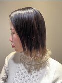 裾カラーボブ