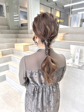 カケル(×.) タイトめ編みおろしアレンジ