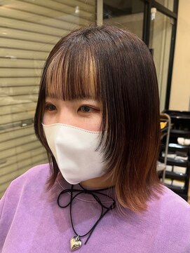 アルター(aL ter) フェイスレイヤーカット［美髪/ピンクブラウン/鎌取］