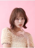 【La fith】ブリーチなしダブルカラー×切りっぱなしボブ