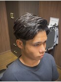 毛流れアイロンパーマ/コテパーマ
