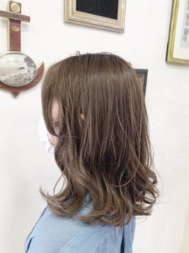 ランプ ヘアー(lamp hair) レイヤー×クリームベージュ/lamp 清水