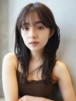 ニコ トウキョウ 渋谷(nico TOKYO)&nbsp;顔まわりレイヤーハッシュレイヤー透明感オリーブグレージュ渋谷