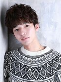 メンズマッシュメンズヘア波巻きスパイラルパーマ波巻きパーマ