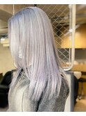 シルバーグレーくすみカラーブリーチカラーケアブリーチ