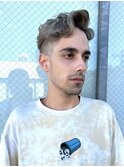 外国人風パーマウルフカルマパーマベリーショートダークアッシュ
