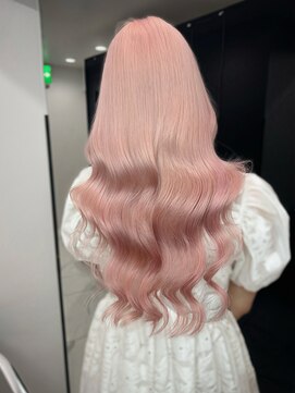 ラピス 渋谷本店(Lapis) ペールピンク/レイヤーカット/髪質改善/エクステ/バイカルテ