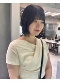 暗めカラー/ボブ/顔周り/レイヤー/髪質改善/縮毛矯正/表参道