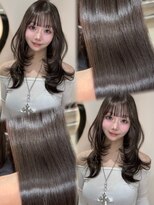 サイン 渋谷(SIGN) 艶髪/ワンホンヘア/グレージュ/ダブルケアカラー