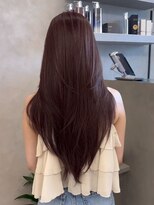 オムニス 表参道(Omnis)&nbsp;美髪レイヤーロング髪質改善暖色カラーラベンダーピンクブラウン