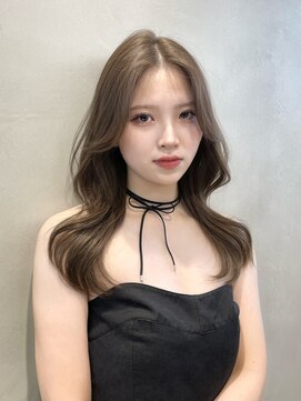 グロー オオミヤ アネックス 大宮(GLROW OMIYA ANNEX) ブリーチなしダブルカラー レイヤーカット前髪なし 顔周りカット