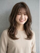 アミ(amii)&nbsp;室蘭ウルフヘアウルフカット韓国白髪ぼかし白髪染めボブ