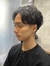 【平日/新規限定】メンズカット+パーマ¥15000→12000(お顔そり込み)