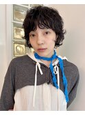 ラテグレージュ顔周りレイヤーボブ韓国巻き結べるレイヤーカット