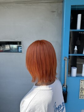 フロップニク(FLOPNIK) 外ハネオレンジボブ