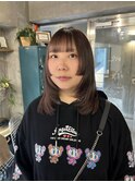 姫カット×レイヤーミディアム