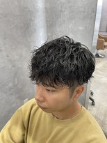 ネウィ 宮崎店(newi)&nbsp;波巻きシャドウパーマ×無造作マッシュ