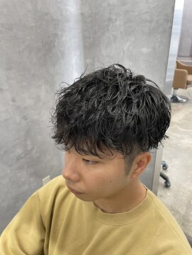 ネウィ 宮崎店(newi) 波巻きシャドウパーマ×無造作マッシュ
