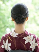 と和 巣鴨 【浴衣ヘア】浴衣に映える30代の上品な大人シニヨン