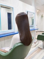 ルートヘア 辻堂店&nbsp;辻堂髪質改善ストレート縮毛矯正艶髪ロング