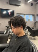 サーフカール メンズパーマ スペインカール メンズカラー