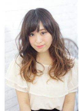 ガランテ(Galante) 斜めバング×くびれナチュラルレイヤー