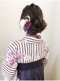 【neolivekuta町田】卒業式　袴着付け　ヘアセット　30８