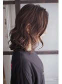 [RITA Hairs]極細ハイライトxパープルベージュ☆お客様BackShot