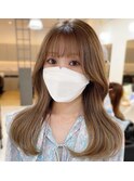 韓国風くびれヘア/ヨシンモリ/レイヤードカット