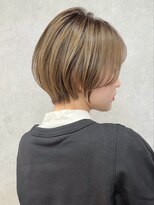 リール 銀座(R'EEL) 透明感ダークアッシュ×ショートボブ