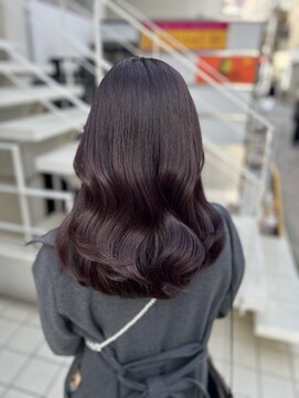 アソビ 表参道(ASOBI) ブリーチなしダブルカラー/ピンクベージュ/学割U24/表参道/韓国