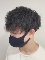 アース 大井町店(HAIR & MAKE EARTH) 短髪ツーブロック束感モテる黒髪シークレットパーマ流行