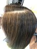 【ダメージレス&白髪染め】ヘアマニキュア+カット＋炭酸泉＋TR ￥15000