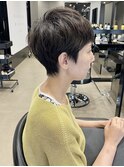 40代50代60代白髪マッシュショートボブ大人美人くびれ髪質改善