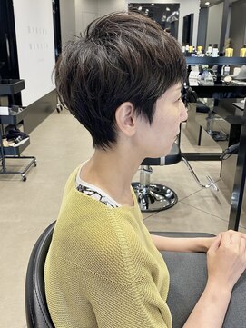 ハルキ ミナト ジャパン オオサカ(HARUKI MINATO japan OSAKA) 40代50代60代白髪マッシュショートボブ大人美人くびれ髪質改善