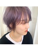 ラベンダー×似合わせショート