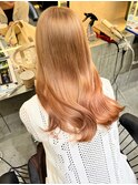 【Lond表参道yui】ほんのりピンクオレンジなミルクティベージュ