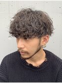 波巻きスパイラルパーマゆるウェーブメンズサーフカール渋谷原宿