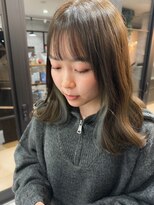 ニコル(NICOLL) 透明感インナーカラー