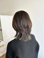 プリズム(Prisme)&nbsp;ウルフカット★オリーブカラー