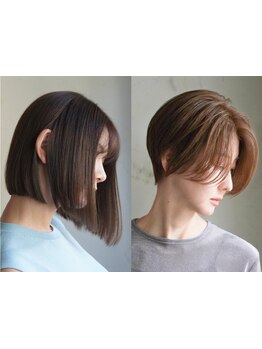 印象を左右する顔周りのカットは<wisp>で☆おろしても結んでも可愛いスタイルで昨日より更に素敵な自分に＊