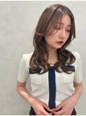 レイヤー/ネビージュ/韓国ヘア/イメチェン/縮毛矯正/中野/