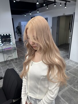 ペレ 栄店(PELE) イメチェン/ホワイトブロンド/外ハネボブ/美髪/栄