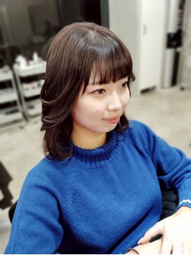 オーク ナチュリ(OAK×NACHUL) 顔周りカット　ワンホンレイヤー