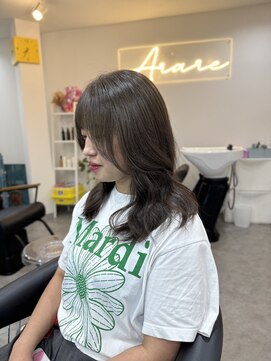 アラレ(ARARE) オリーブグレージュレイヤー