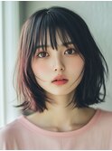 イメチェンインナーカラーボブ/髪質改善/韓国/ブリーチ/学割U24