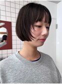 ミニボブ　顔まわりレイヤー
