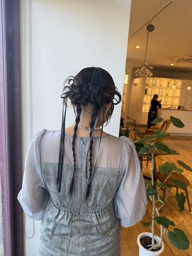 カチモリヘア/ツインアレンジ/タイトヘア/リボンアレンジ